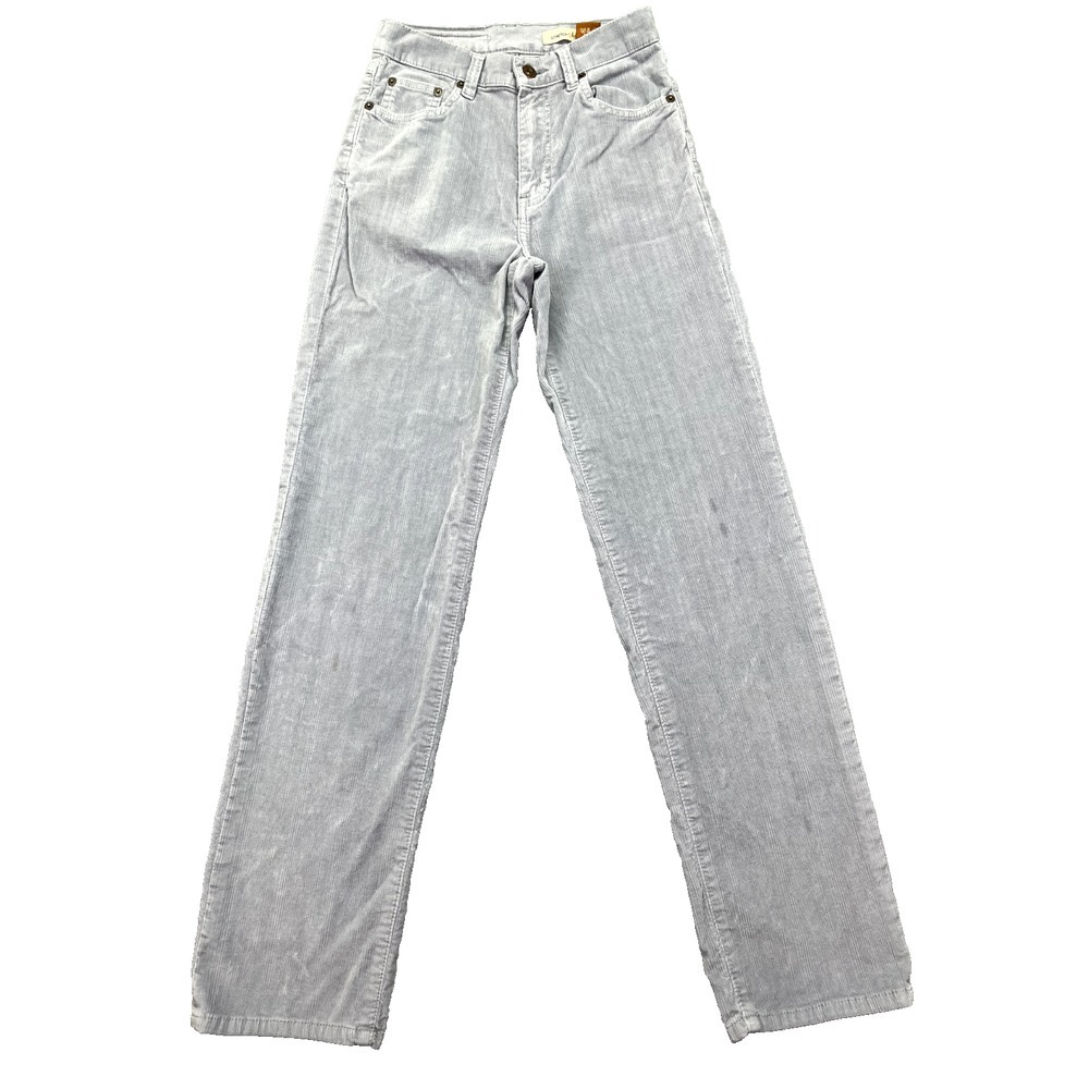 Christopher Blue Women's Stretch Corduroy Jeans Sz 4 Smog Retro Grunge Straight